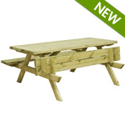 table de pique nique en bois naples - bear county